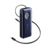 Powerbank Baseus EnerCore CR11 20000mAh 100W ze zwijanym kablami USB-C - czarny